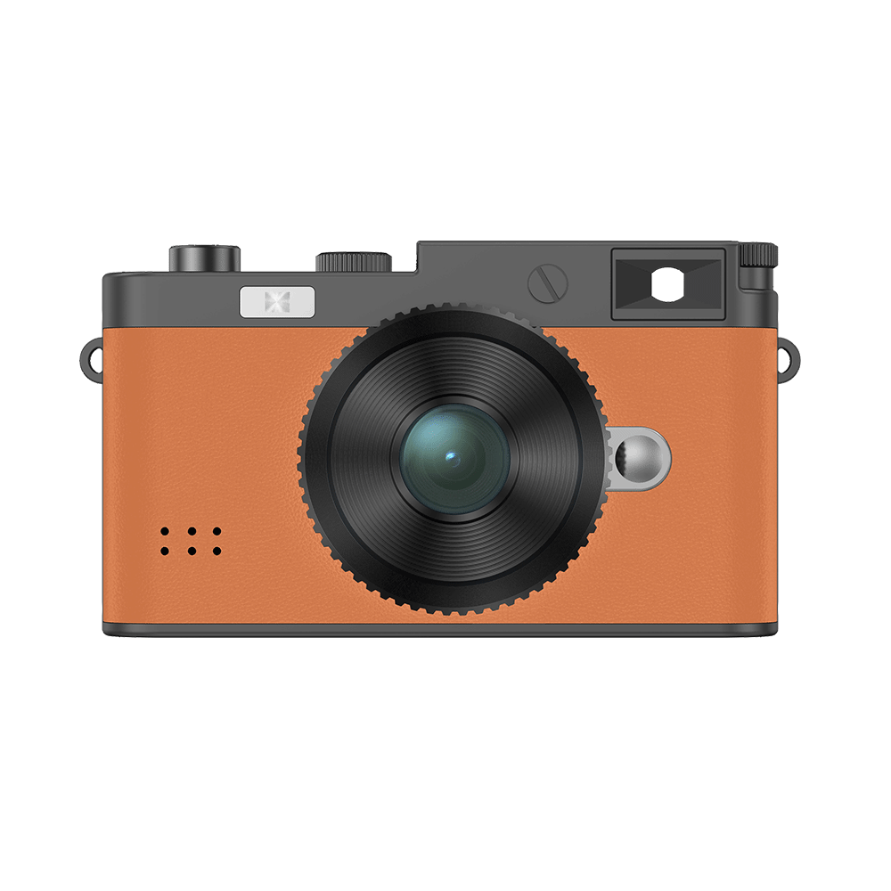 DC32 4K Digital Camera - Retro Leather & Dual Screen