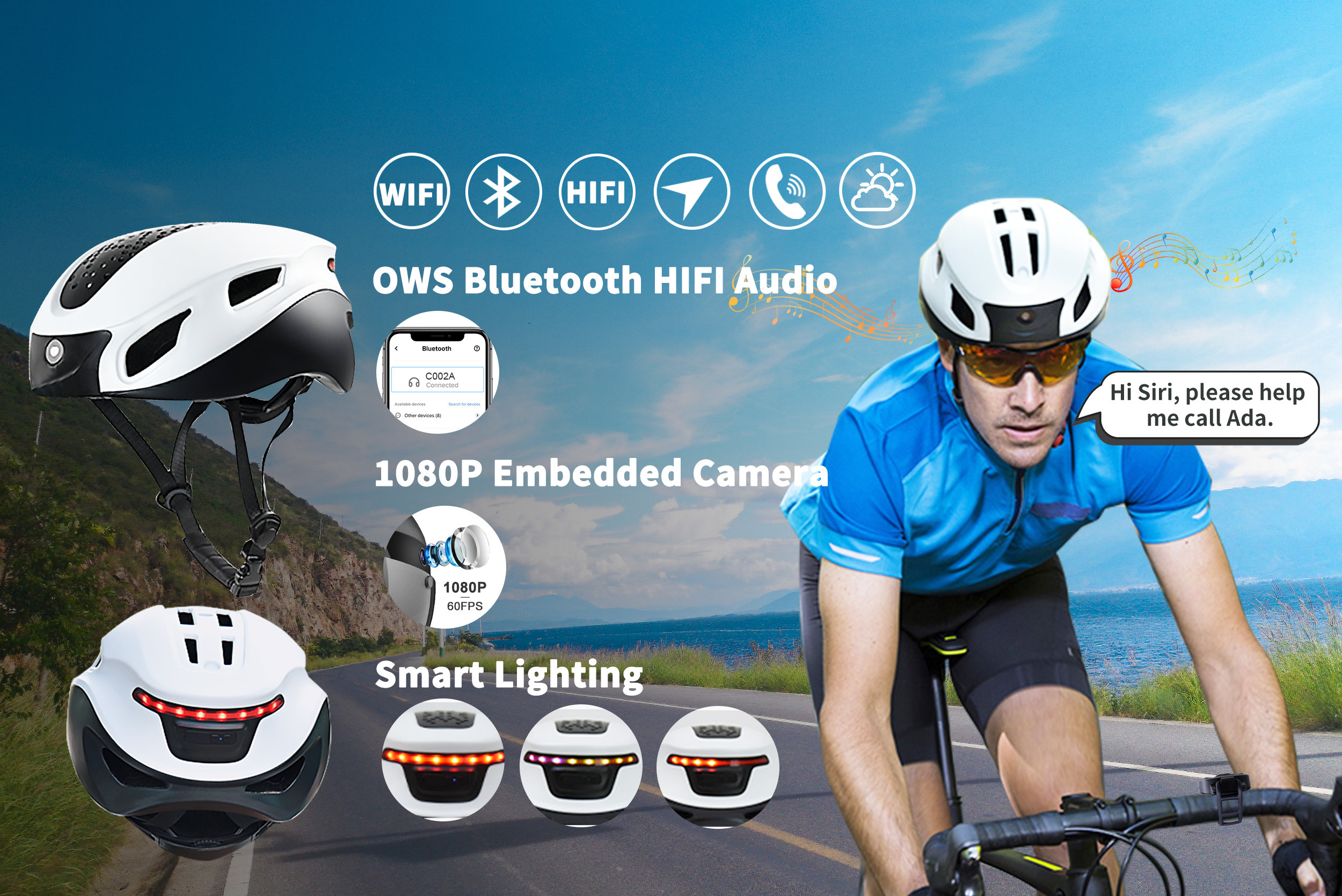 Smart Helmet C123: Revolutionizing Outdoor Adventures with Cutting-Edge Imaging and AI Technology