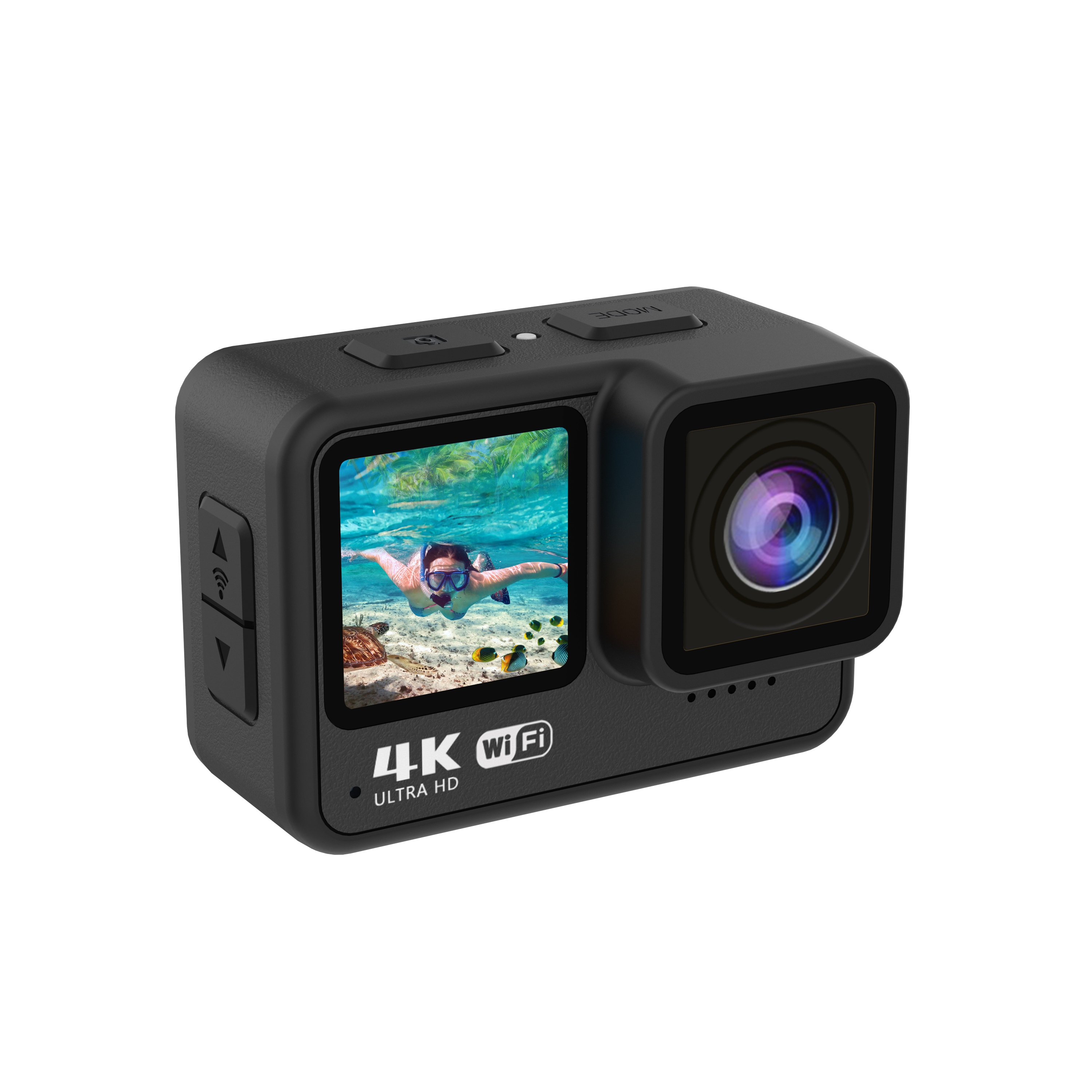 4K Dual Screen Action Camera B10 Body Waterproof 21M - Detail 5