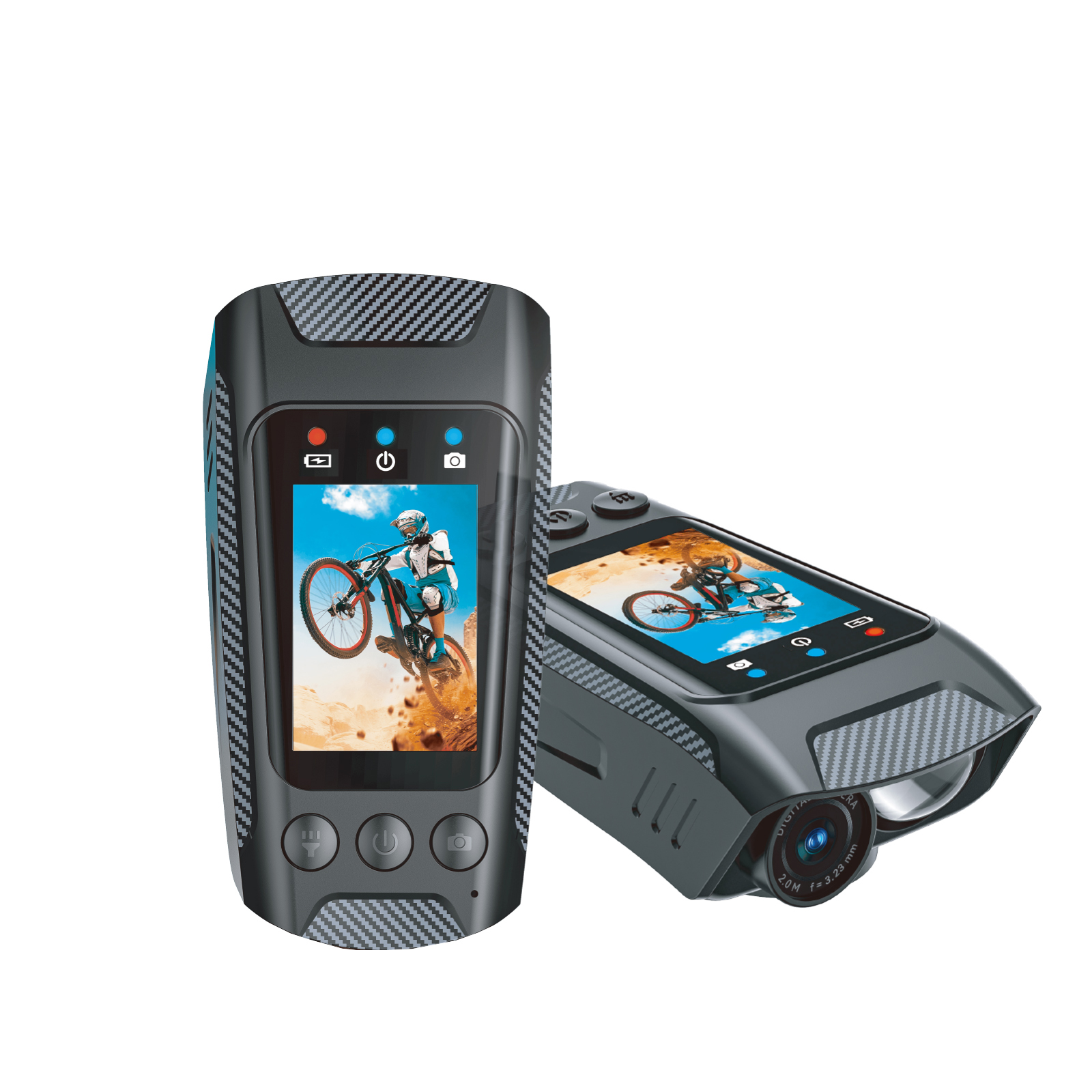 Real 4K Cycling Camera C3pro with 1000lm Light & WiFi - Detail 2