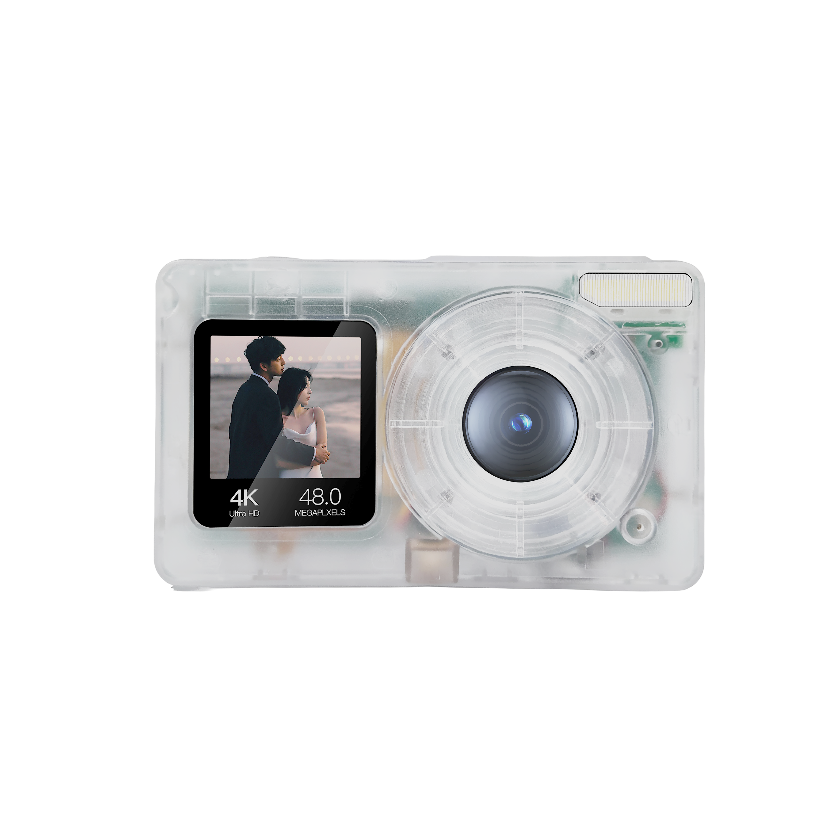 4K Dual Screen Digital Camera DC06T with Autofocus & LED Flash - Detail 3