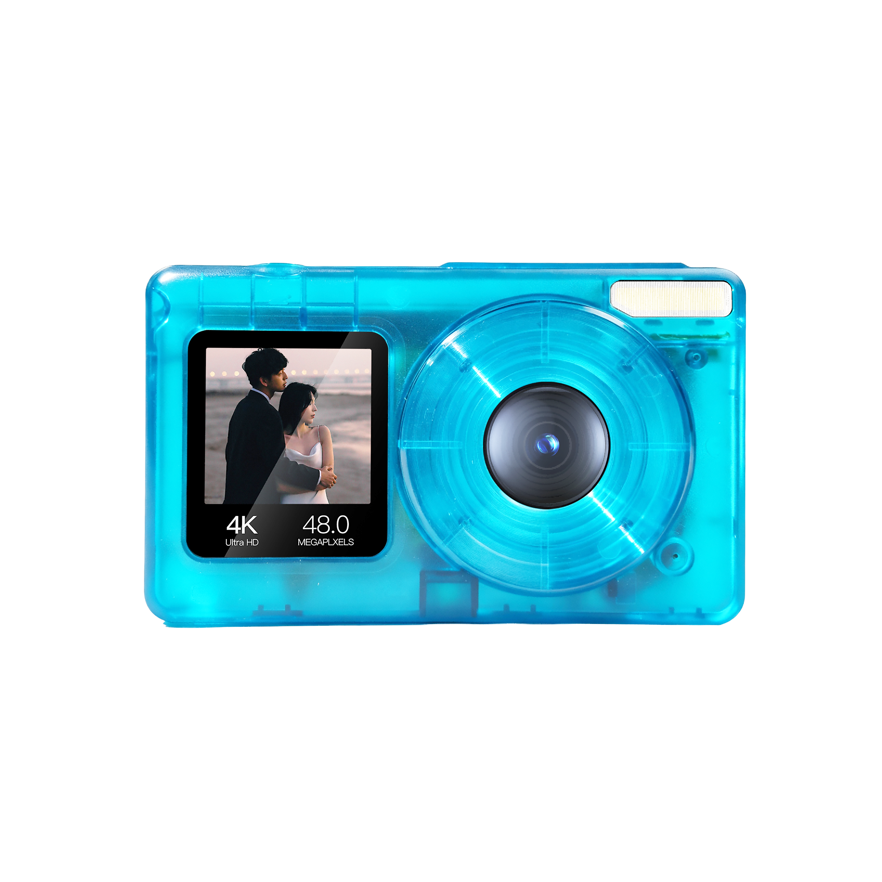 4K Dual Screen Digital Camera DC06T with Autofocus & LED Flash - Detail 5