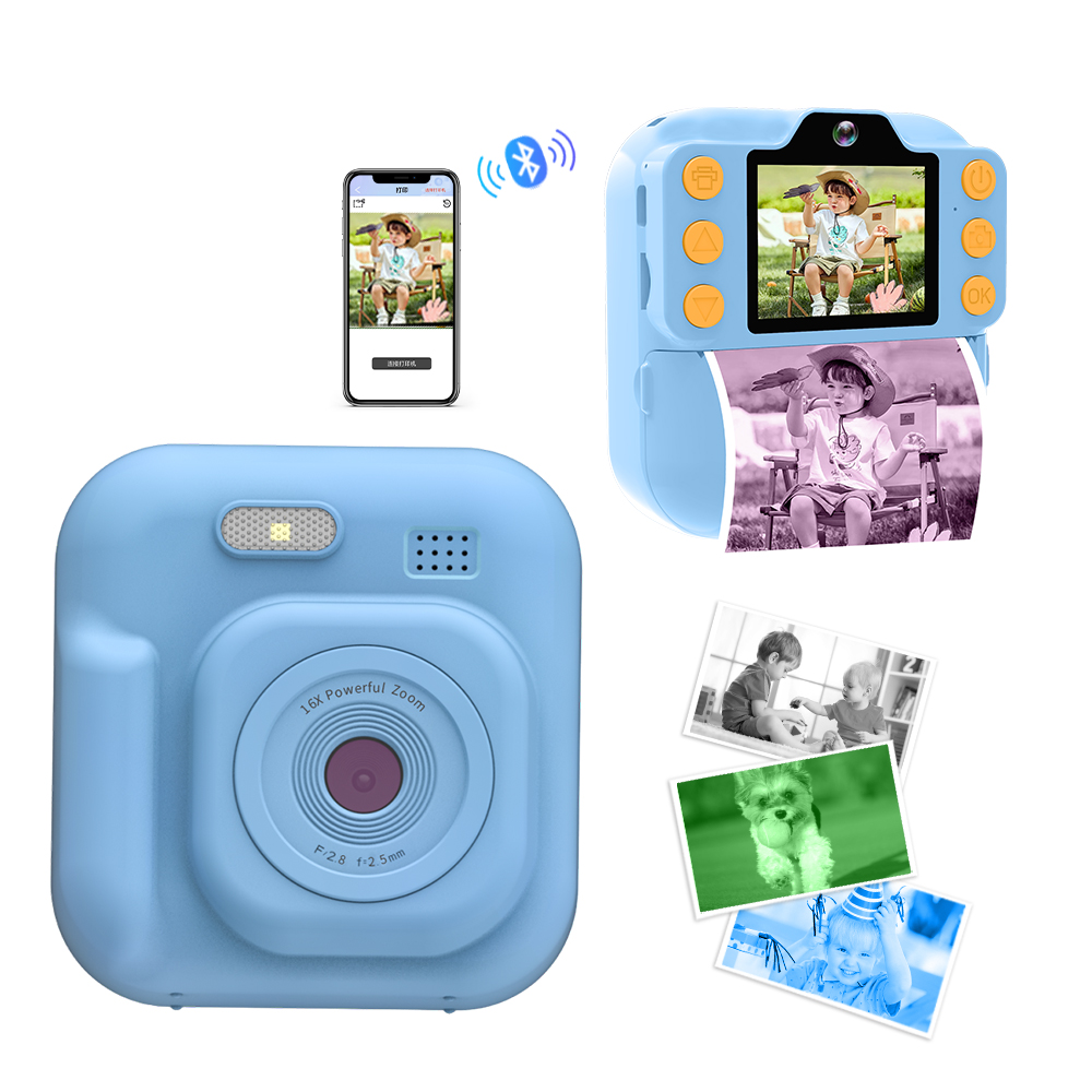 K9Pro Instant Print Camera for Kids MP3 Player Dual Lens 1080P Video - Detail 3